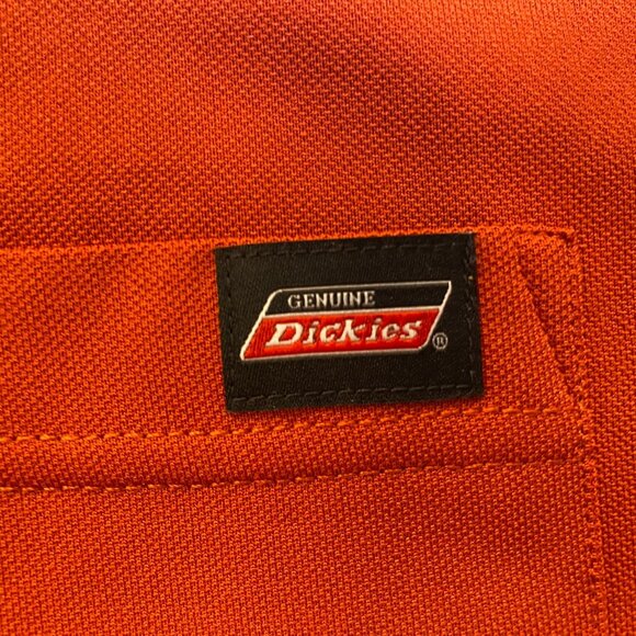 Dickies Mens T-Shirt 2XL Orange With Pocket & Logo - Picture 9 of 11